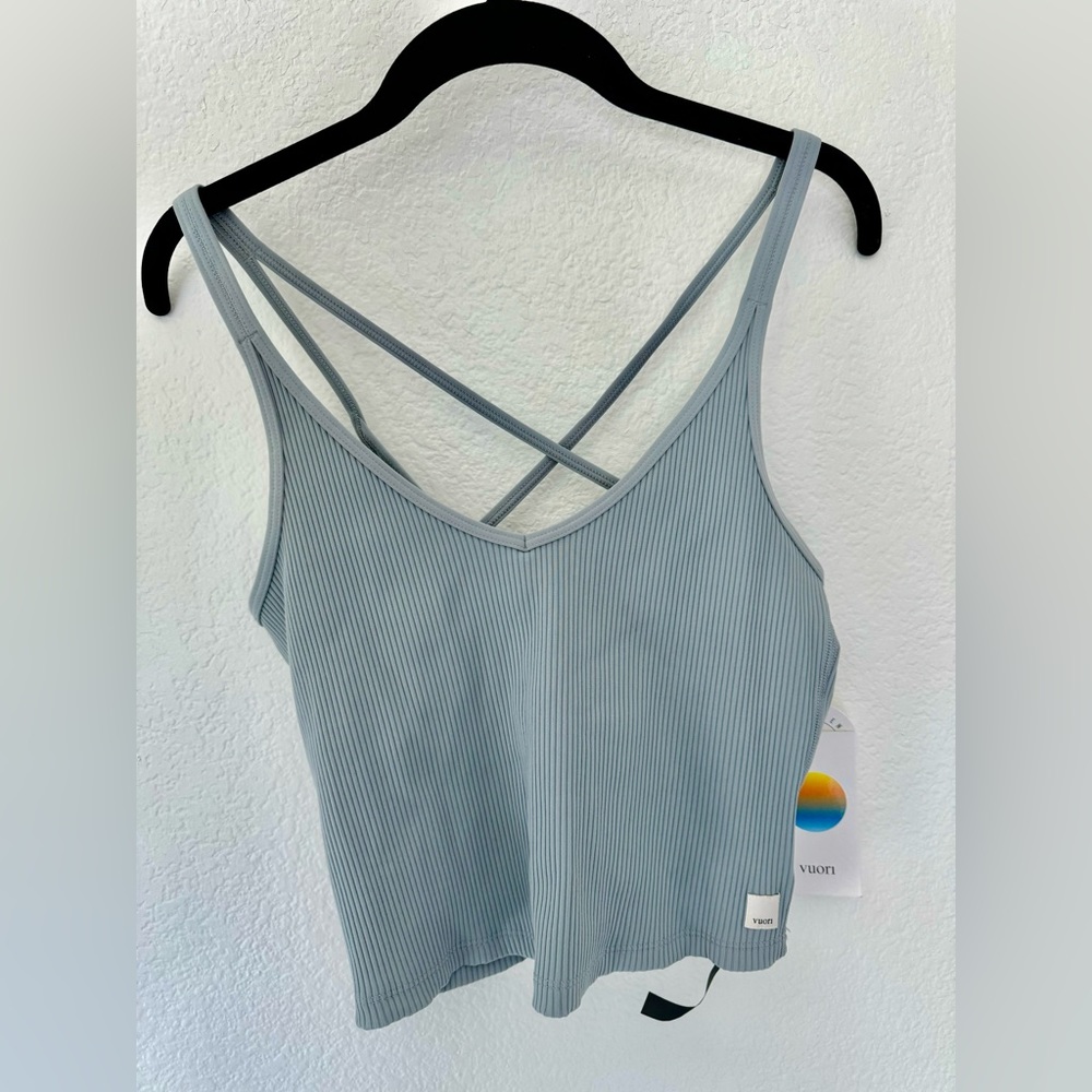 Vuori Rib Crop Tank Top